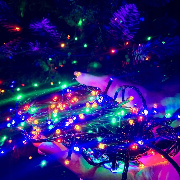 LAMPKI CHOINKOWE 500 LED MULTI KOLOR 35M PROGRAMATOR ŚWIATEŁKA ŁAŃCUCH