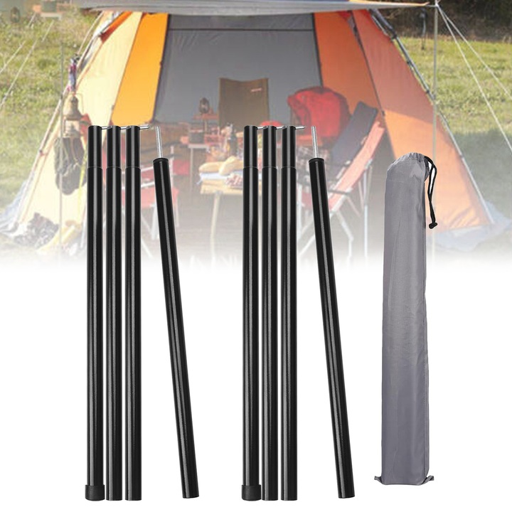 2x MASZT DO TARPÓW SŁUPKI KONSTRUKCJA DO PLANDEK PODPORY STOJAKI TARP 200CM