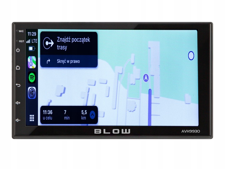 RADIO SAMOCHODOWE ANDROID 12 BLUETOOTH CARPLAY ANDROID AUTO MIRROR LINK