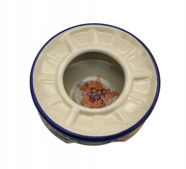 CZAJNIK Z PODGRZEWACZEM CERAMIKA BOLESŁAWIEC