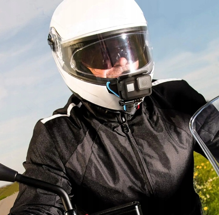 Mocowanie do kasku uchwyt na kask do kamer GoPro 12 11 10 9 8 7 6 5 MAX DJI