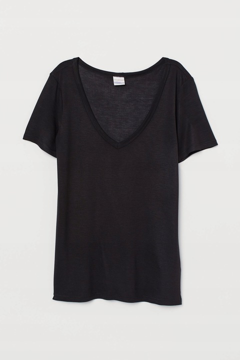 Bluzka Cienki T-shirt Dżersejowy Top H&M r.XS