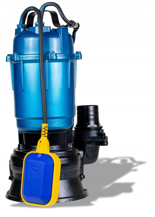 POMPA DO WODY BRUDNEJ Z ROZDRABNIACZEM DO SZAMBA CZYSTEJ PŁYWAK + 4 ZŁĄCZA