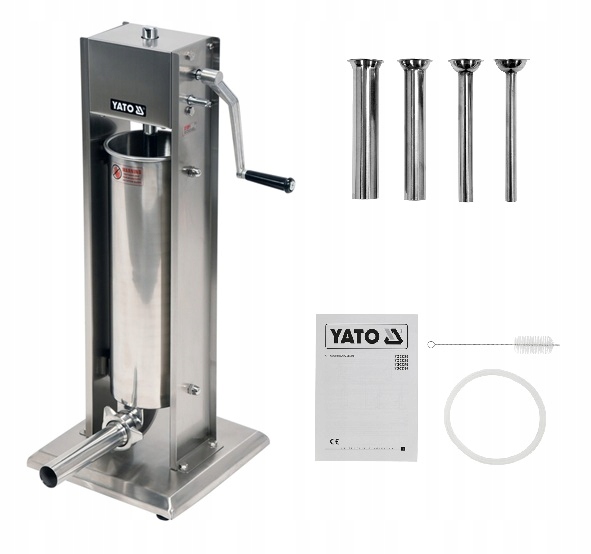 NADZIEWARKA DO KIEŁBASY 7L FARSZU 4LEJKI USZCZELKA YATO YG-03370 NIERDZEWNA