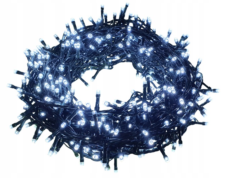 LAMPKI CHOINKOWE 400 LED TIMER STEROWANIE PILOTEM NA CHOINKĘ CHOINKA