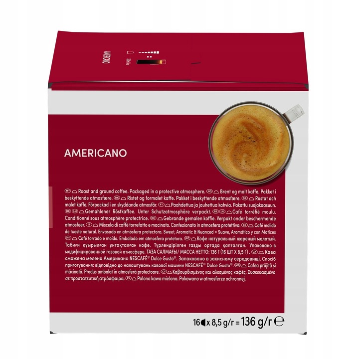 Zestaw Kaw w kapsułkach Nescafe Dolce Gusto 16 kapsułek x4