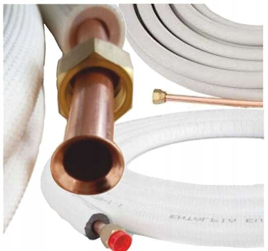 RURA MIEDZIANA KIELICHOWANA W OTULINIE PREMIUM DO KLIMATYZACJI 3/8" - 1 mb