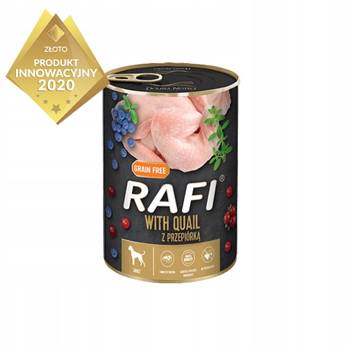 Karma mokra dla psa Rafi mix smaków 24x400 g