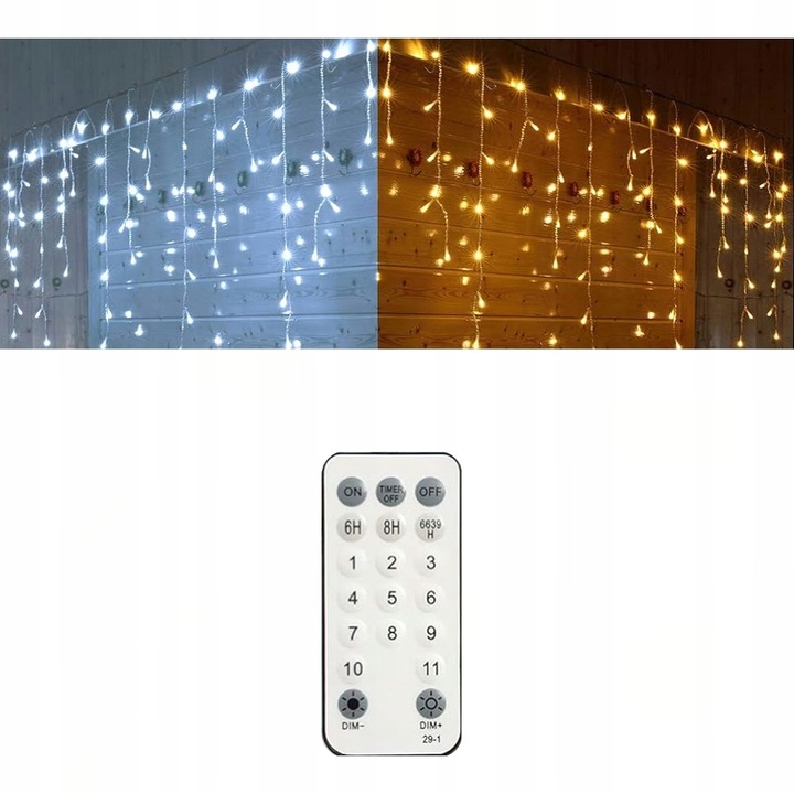 SOPLE LED 510 LAMPKI BIAŁE CIEPŁE 25M ZEWNĘTRZNE IP44