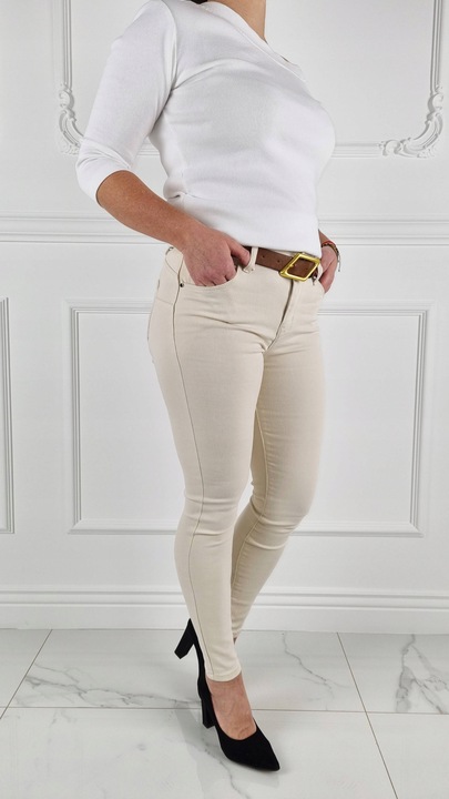 DAMSKIE SPODNIE M. SARA MODELUJĄCE DOPASOWANE Push - UP