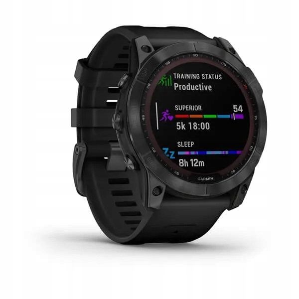 Garmin Fenix 7x Solar Czarny