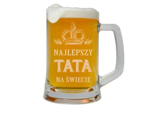 KUFEL DO PIWA PREZENT DLA TATY NA DZIEŃ OJCA Z GRAWEREM