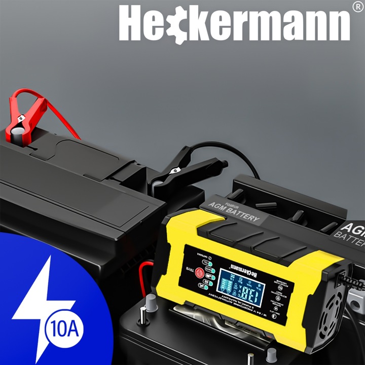 PROSTOWNIK SAMOCHODOWY DO AKUMULATORÓW Z FUNKCJĄ NAPRAWY 12V 5A 24V 10A