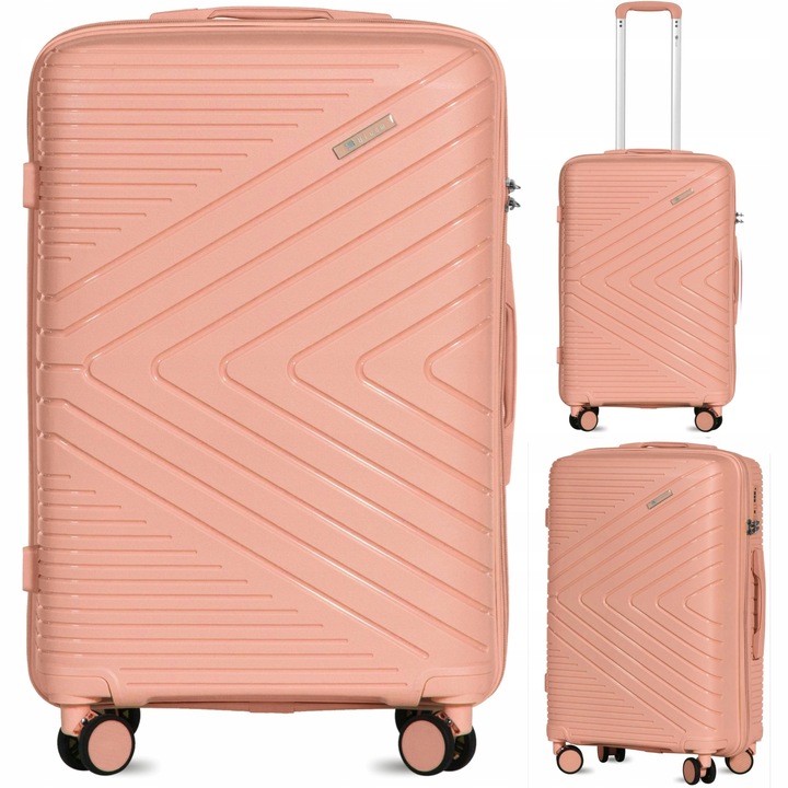 WALIZKA PP BLOOM XXL " 28 " DUŻA 97L NA KÓŁKACH TWARDA MOCNA