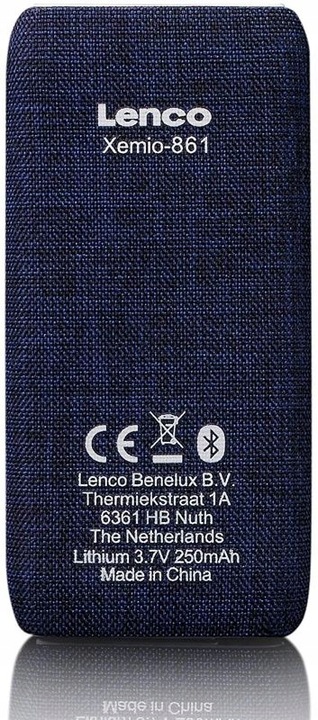 Lenco Xemio-861 BT 1.8" MP4 8 GB BLUETOOTH !