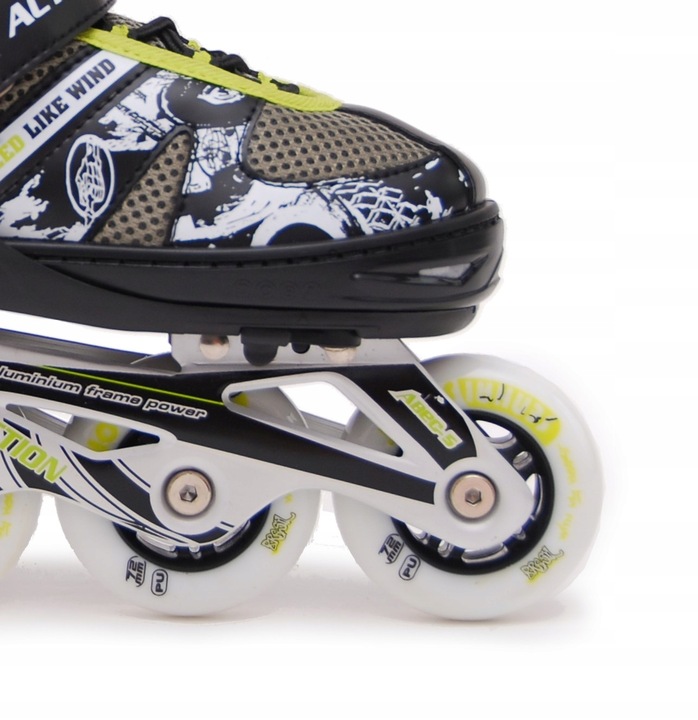 ŁYŻWOROLKI ABEC7 REGULOWANE 35-38 KAUCZUK