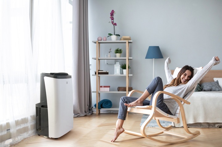 KLIMATYZATOR PRZENOŚNY Klima 12000BTU 3,53kW WIFI APKA KALORIK ACM1008S