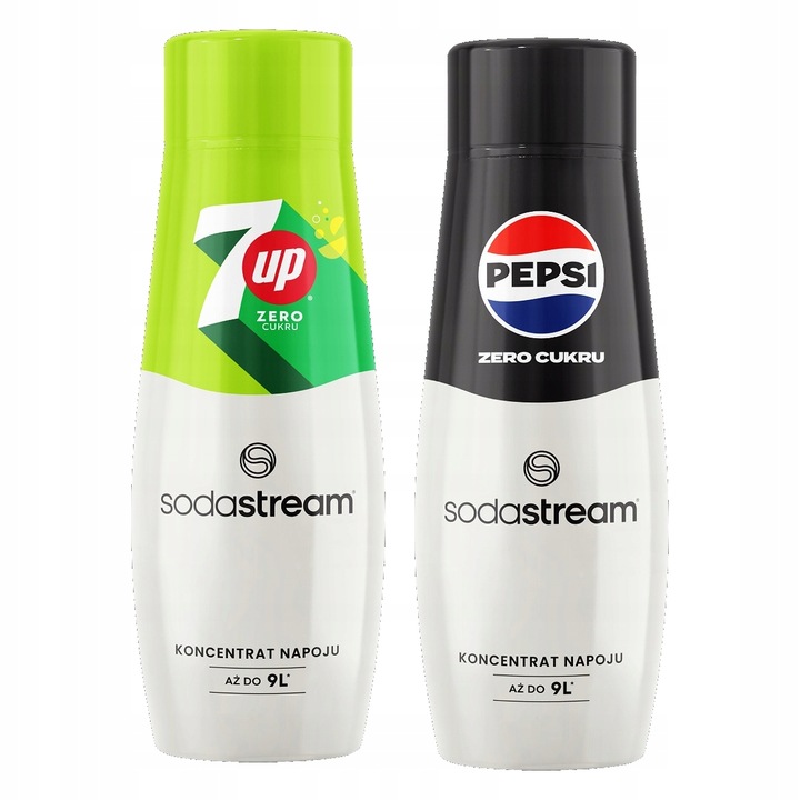 Syrop SodaStream 7up Free, Pepsi Max 2x440ml