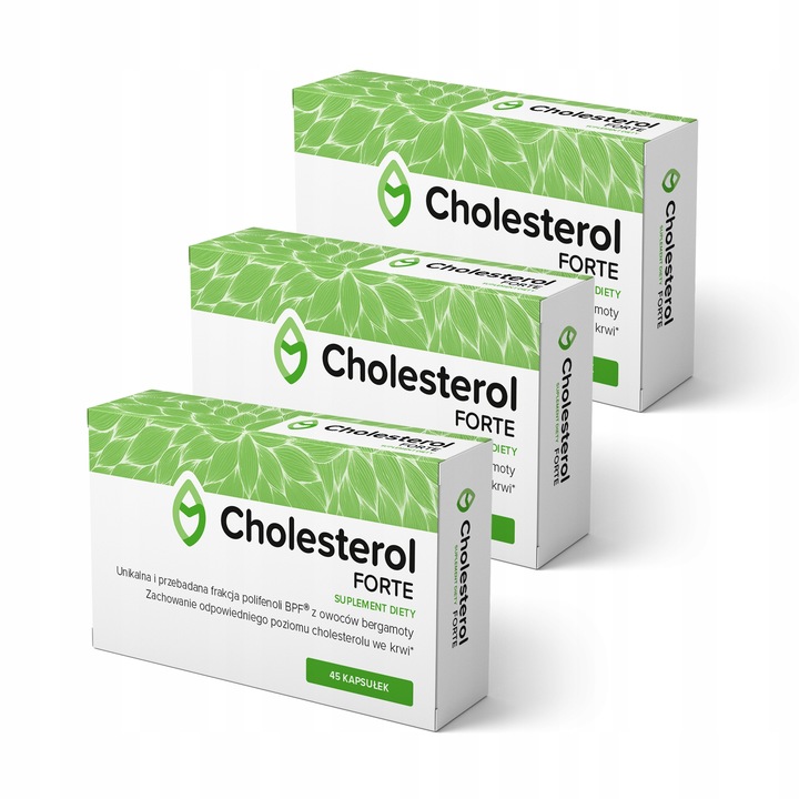 3x CHOLESTEROL FORTE 135kaps BERGAMOTA PROTON LABS