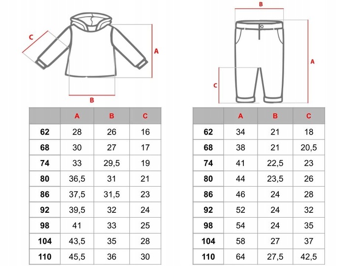 KOMPLET NIEMOWLĘCY dziewczęcy BLUZA SPODNIE 80