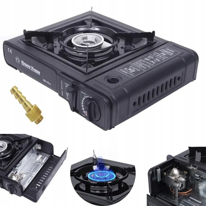 Kuchenka Turystyczna Gazowa Kuchenka Kempingowa Happy Home BDZ-155-A 2500W