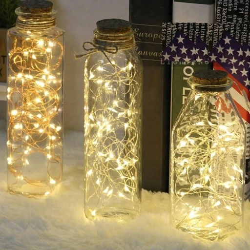 GIRLANDA LAMPKI SOLARNE DRUCIK 200LED - 20m OGRÓD