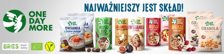 Owsianka Jabłkowa Bez Cukru OneDayMore 1350g set