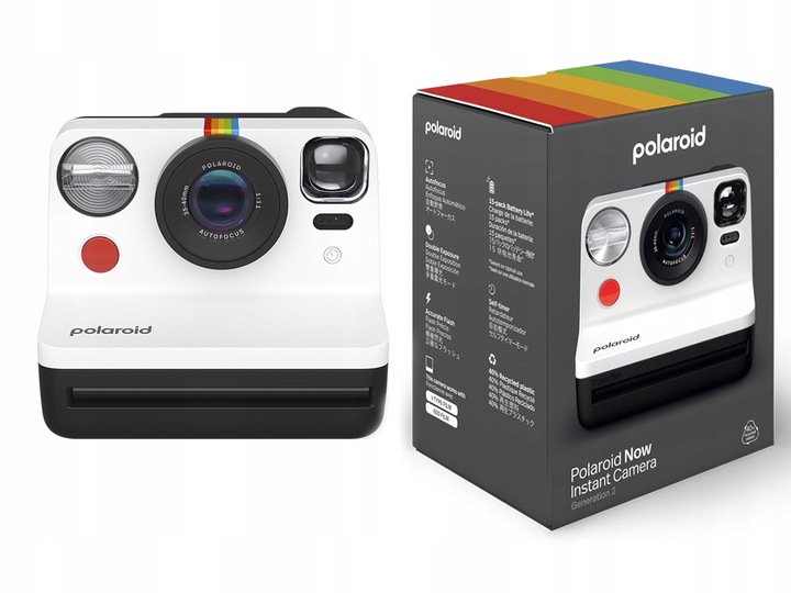 Aparat Polaroid Now Gen 2 Black & White I-Type