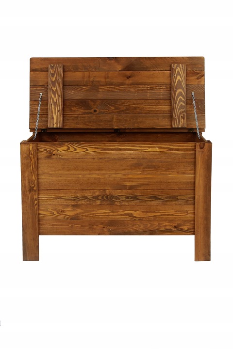 Skrzynia sosnowa skrzynia ogrodowa kufer na zabawki siedzisko pojemnik EKO