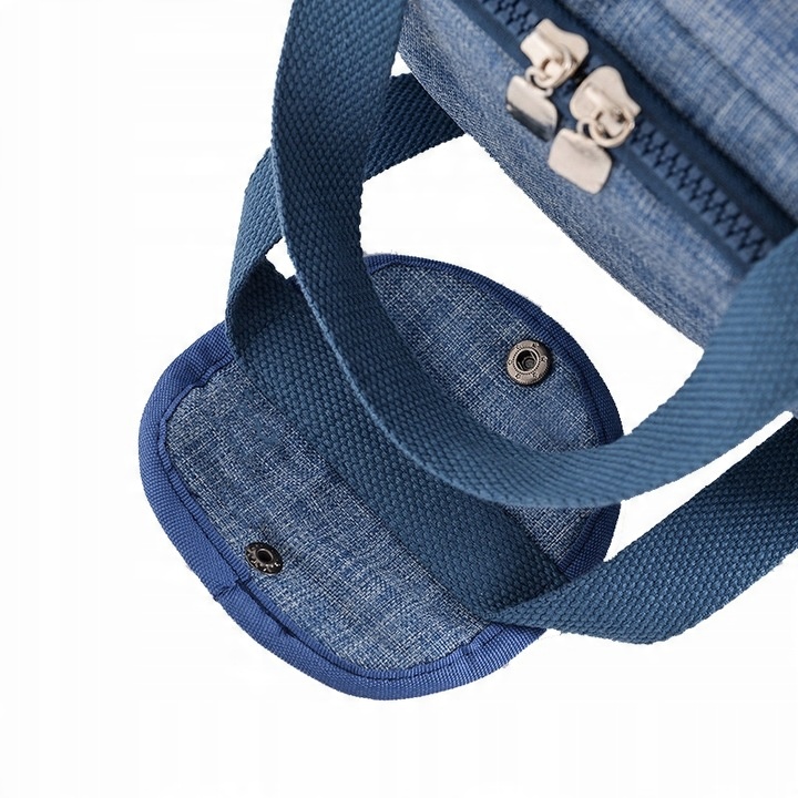 TORBA TERMICZNA ŚNIADANIOWA LUNCH BOX IZOLACYJNA niebieska