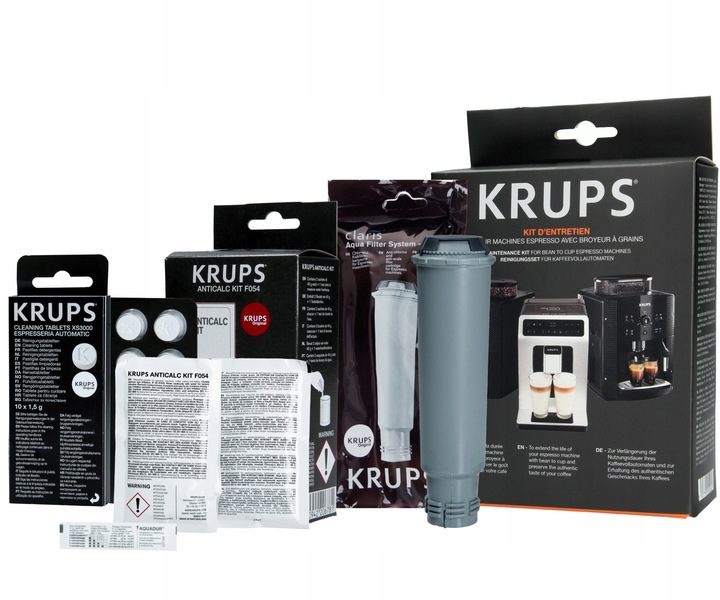 Zestaw do czyszczenia ekspresów KRUPS
