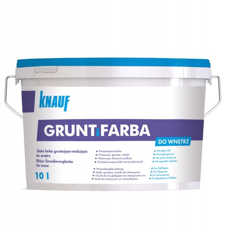 KNAUF GRUNT i FARBA GRUNTUJĄCA 10L