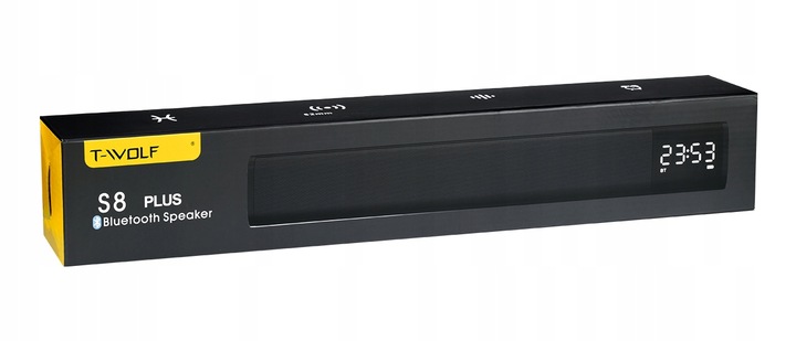 GŁOŚNIK BLUETOOTH SOUNDBAR LAPTOP PC TV T-WOLF S8