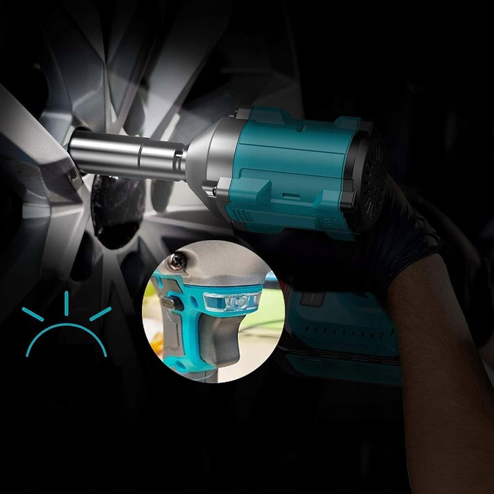 Wkrętarka Udarowa 21V 4000mAh z LED i Automatycznym Stopem