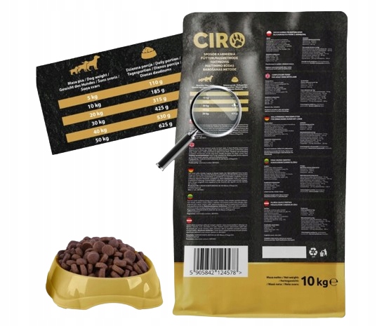 CIRO KARMA SUCHA DLA PSA Z JAGNIĘCINĄ 41% MIĘSA 10KG