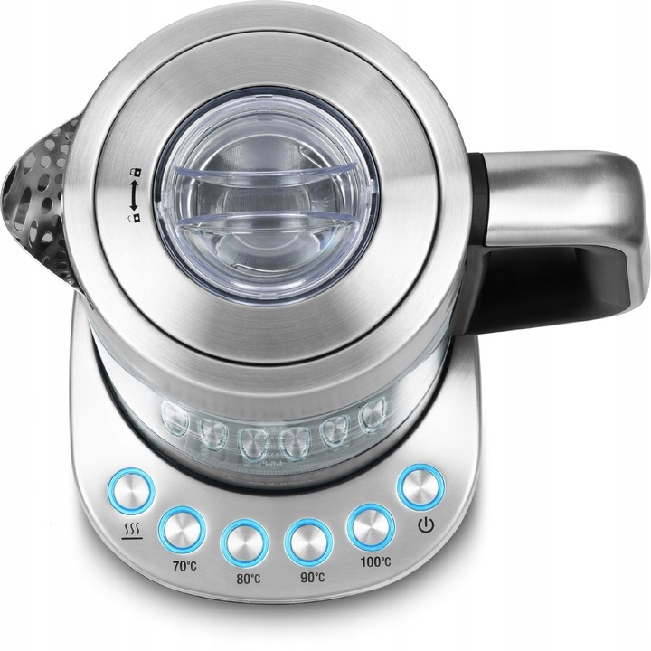 Czajnik Elektryczny Szklany z Podstawą Catler KE510 Poj 1,5L LED 2200W