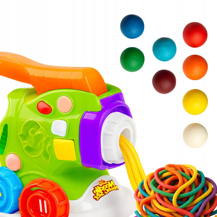 Ciastolina makaron maszynka ciasto masa plastyczna zestaw kreatywny 18w1