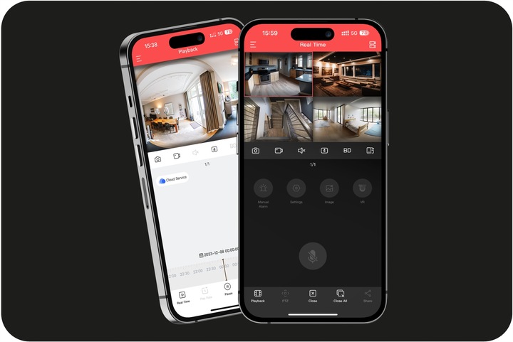 Kamera Wewnętrzna IP PoE 4MPx 4MP 20M IR 3.6mm + AUDIO