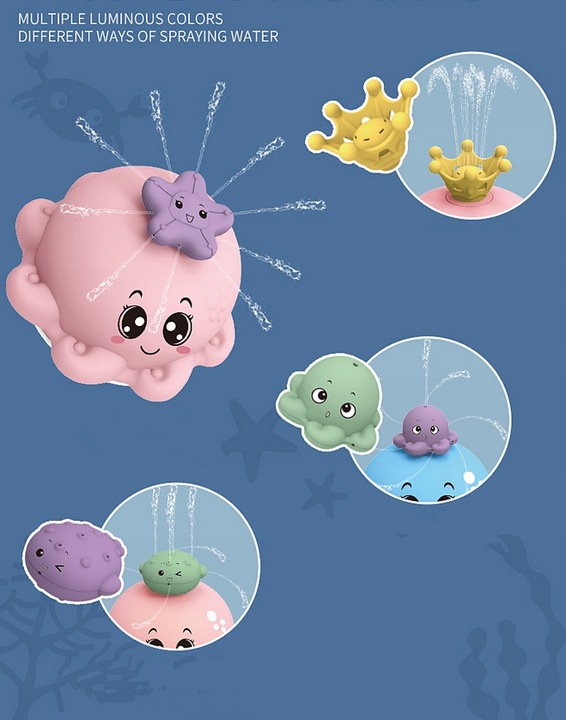 Pływająca Fontanna Ośmiorniczka do Basenu Kąpieli