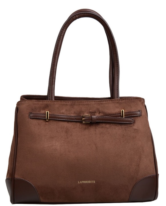 LAPHRODITE torebka damsk KLASYCZNA shopper na ramię ZAMSZ A4