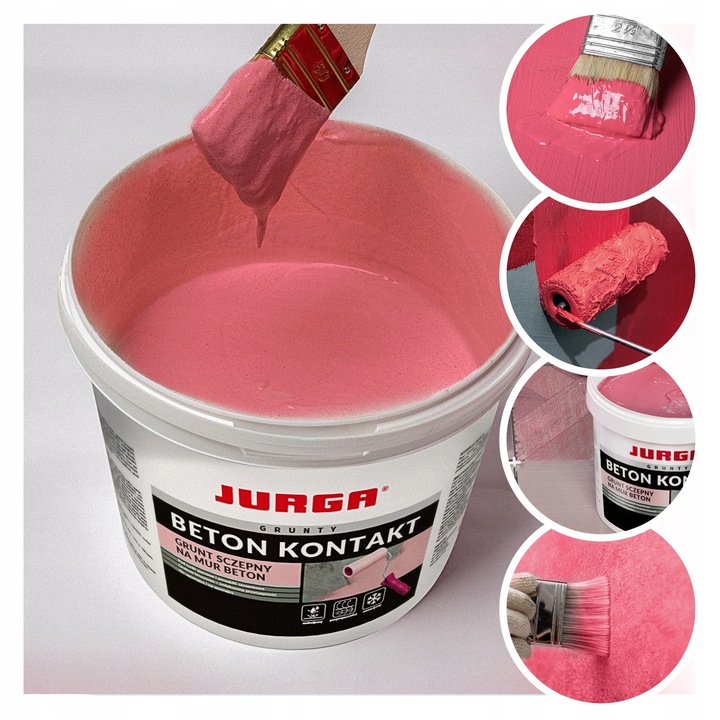 Grunt SZCZEPNY kwarcowy BETON KONTAKT MUR beton trudne podłoża Jurga 7kg