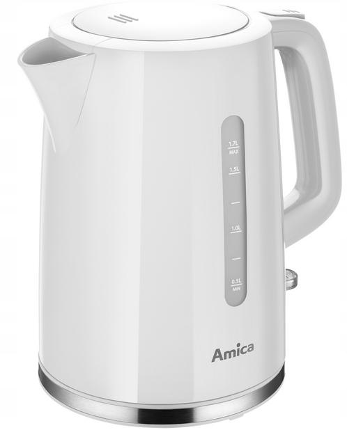 AMICA CZAJNIK BEZPRZEWODOWY KF1011 1,7 BIAŁY STRIX
