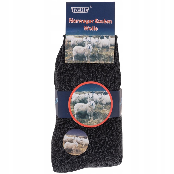 4x SKARPETY WEŁNIANE CIEPŁE GRUBA WEŁNA ROZMIAR 39-43