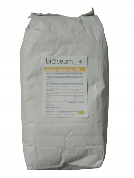 Mąka Orkiszowa BIO typ 550 Biała 5kg