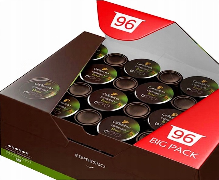 TCHIBO CAFISSIMO ESPRESSO BRASIL 96 sztuk BIG PACK