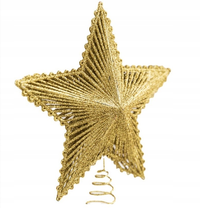 Czubek na choinkę XL 18,5x14,5 cm BOŻE NARODZENIE KSN142