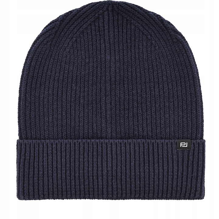 Bawełniana czapka męska w kolorze granatowym Pako Lorente One Size