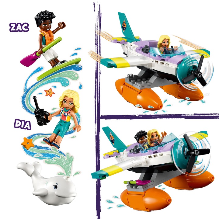 LEGO Friends 41752 Hydroplan ratunkowy