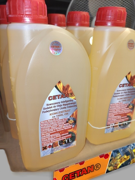 CETAN R - 1Litr = VERVA na 1000 Litrów ON + Karta Charakt. i Bad. Orlen