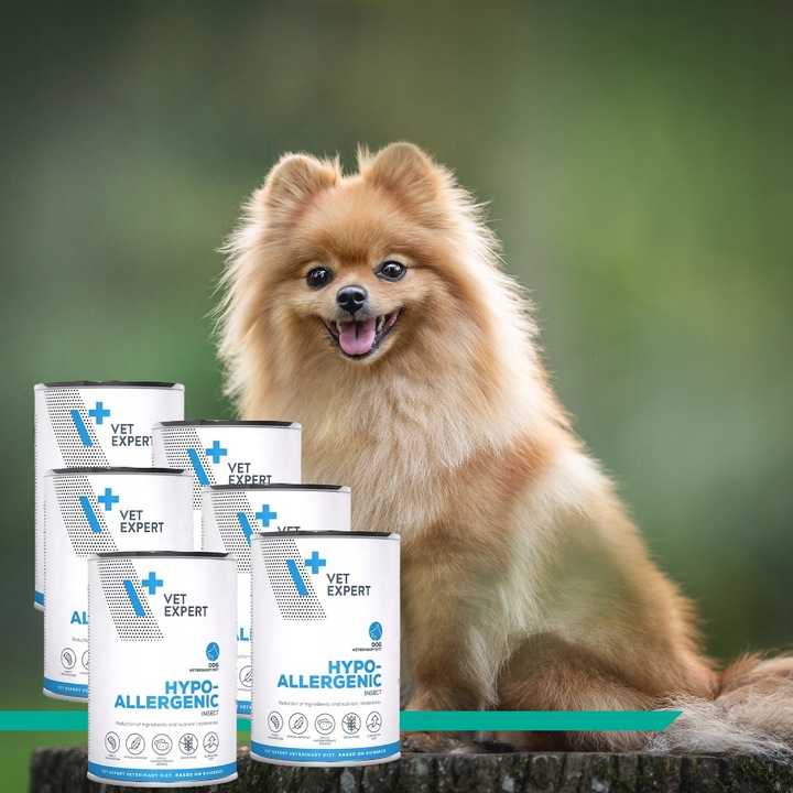 ZESTAW VET EXPERT HYPOALLERGENIC - mokra karma weterynaryjna dla psa 6x400g